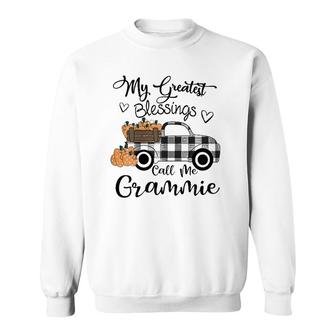 My Greatest Blessings Call Me Grammie - Autumn Gifts Sweatshirt - Seseable