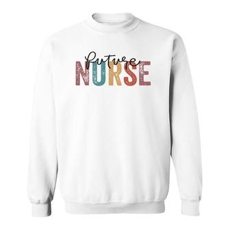 Nurse In Progress Nursing School Student Future Nurse Sweatshirt - Thegiftio UK