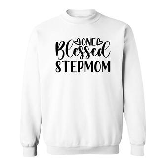 One Blessed Stepmom Happy Mothers Day Gifts Sweatshirt - Seseable