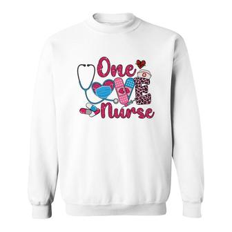 One Love Nurse Job Cute Colors New 2022 Gift Sweatshirt - Seseable