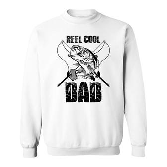 Reel Cool Papa Fishing Dad Gifts Fathers Day Fisherman Fish Sweatshirt - Seseable