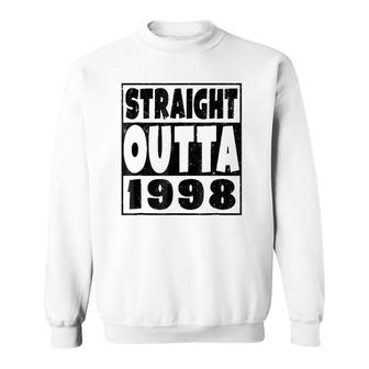 Straight Outta 1998 22Nd Birthday For A 22 Years Old Sweatshirt - Seseable