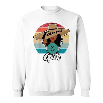 Taurus Sign Girl Queen Happy Birthday April And May Sweatshirt - Seseable