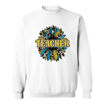 Teacher Sunflower Special Gift For Teacher Sweatshirt - Seseable