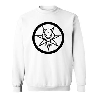 Thelema Mark Of The Beast Crowley 666 Occult Esoteric Magick Sweatshirt | Mazezy