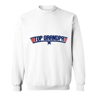 Top Grandpa Blue Star Awesome 2022 Gift Sweatshirt - Thegiftio UK