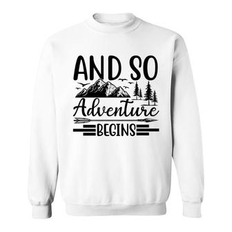 Travel Lover Likes Exploring And So Adventure Begining Sweatshirt - Seseable