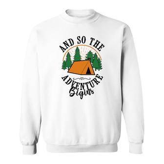 Travel Lover Want To Explore And So Adventure To Begin Sweatshirt - Seseable