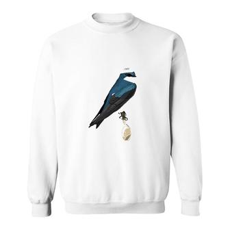 Tree Swallow Kitchen Chef Hat Cooking Funny Bird Sweatshirt | Mazezy