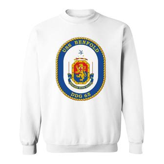 Uss Benfold Ddg 65 Sweatshirt | Mazezy