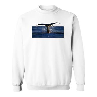 Whale Tail - Ocean Lovers Gift Sweatshirt | Mazezy