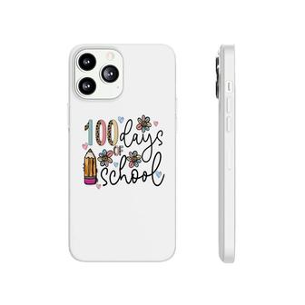 100 Days Of School Being A Good Teacher Phonecase iPhone - Seseable