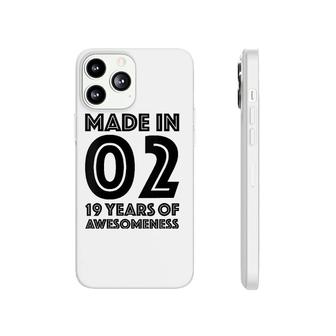 19Th Birthday Gift For Her Women 19 Years Old Daughter 2002 Ver2 Phonecase iPhone - Seseable