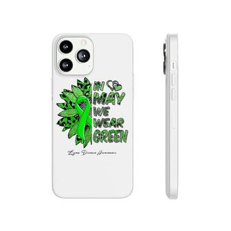 Leopard Daisy In May We Wear Green Lyme Disease Awareness  Phonecase iPhone