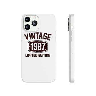 35 Years Old Vintage 1987 Limited Edition 35Th Birthday Phonecase iPhone - Seseable