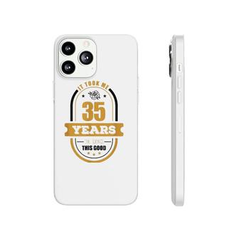 35Th Birthday Gifts For Daughter Age 35 Years Old Retro 1986 Ver2 Phonecase iPhone - Seseable