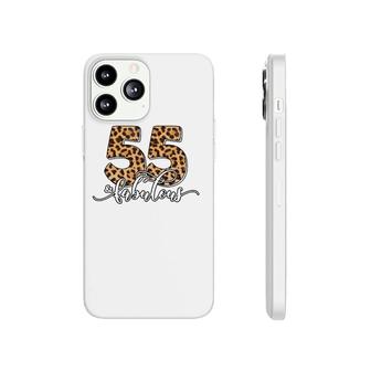 55Th Birthday Fabulous 55 Years Old Cool Leopard Birthday Phonecase iPhone - Seseable