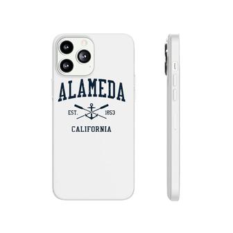 Alameda Ca Vintage Navy Crossed Oars & Boat Anchor Phonecase iPhone | Mazezy