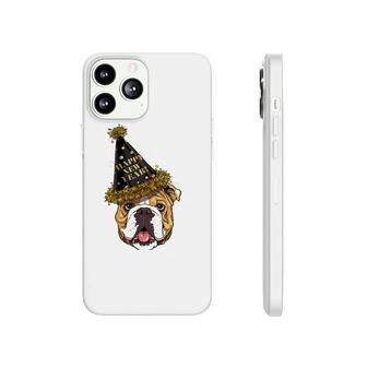 American Bulldog Happy New Year 2023 Dog New Years Eve Party Phonecase iPhone | Mazezy