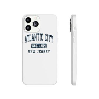 Atlantic City New Jersey Nj Vintage Sports Design Navy Print Phonecase iPhone | Mazezy