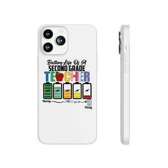 Battery Life Of A Second Grade Teacher Back To School Phonecase iPhone - Seseable