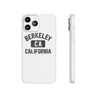 Berkeley California Gym Style Black W Distressed Black Print Phonecase iPhone | Mazezy