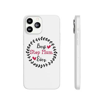 Best Step Mum Ever Mothers Day Wreath Stepmom Phonecase iPhone - Seseable