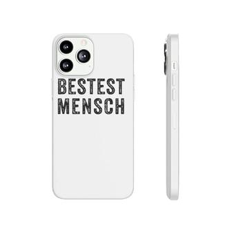 Bestest Mensch Funny Yiddish Jewish Humor Best Man Phonecase iPhone | Mazezy