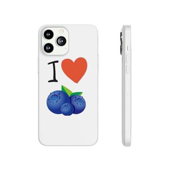 Blueberry I Love Blueberries Tee Phonecase iPhone | Mazezy