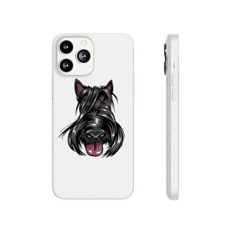 Cool Scottish Terrier Face Dog Phonecase iPhone | Mazezy