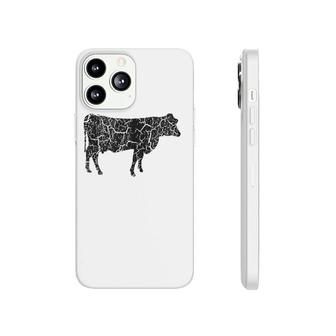 Cow Distressed Print - Vintage Cow Phonecase iPhone | Mazezy