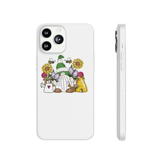 Cute Flower Garden Gnome With Bees And Flowers Gift Gardener Phonecase iPhone | Mazezy