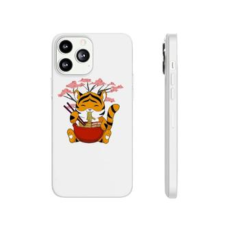 Cute Tiger Ramen Noodles Sakura Flowers Chinese Character Phonecase iPhone | Mazezy