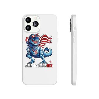 Dinosaur American Flag 4Th Of July Amerisaurusrex Essential Phonecase iPhone - Seseable