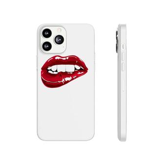 Enjoy Cool Women Graphic Lips Tee S Women Red Lips Fun Phonecase iPhone | Mazezy AU