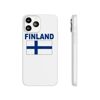 Finland Flag Cool Finnish Suomi Flags Gift Top Tee Phonecase iPhone | Mazezy