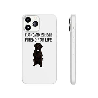 Flat Coated Retriever Friend For Life Dog Lover Friendship Phonecase iPhone - Seseable