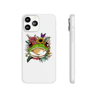 Floral Frog Spring Nature Frog Lovers For Women & Men Phonecase iPhone | Mazezy