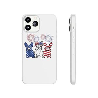 French Bulldog American Flag 4Th Of July Independence Day Phonecase iPhone - Seseable