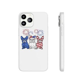French Bulldog American Flag 4Th Of July Independence Days Phonecase iPhone - Seseable