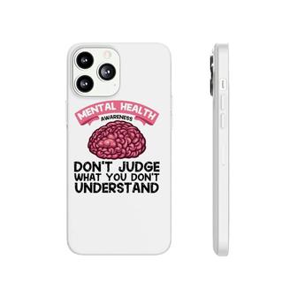 Funny Mental Health Awareness Women Gift Cute Fight Illness Phonecase iPhone - Seseable