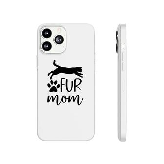 Fur Mom Full Black Cat Meaning Gift For Mom Phonecase iPhone - Seseable