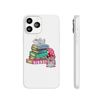 Gnome Reading Books Coffee And Book Lover Phonecase iPhone - Seseable