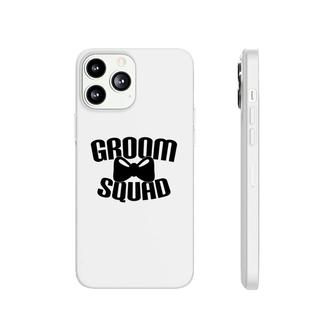 Groom Squad Groom Bachelor Party Black Phonecase iPhone - Seseable