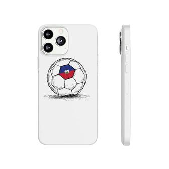 Haiti Haitian Flag Design On Soccer Ball Phonecase iPhone | Mazezy
