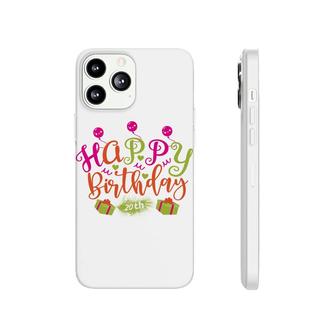 Happy Beautiful 20Th Birthday With Fabulous Gifts Since 2002 Phonecase iPhone - Seseable