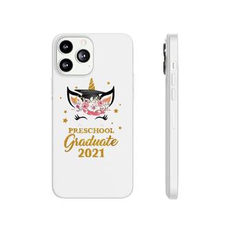 Happy Graduation Preschool Graduate Floral Unicorn Cute Phonecase iPhone - Seseable