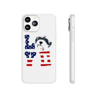 Havanese Love Dog American Flag 4Th Of July Usa Phonecase iPhone - Seseable