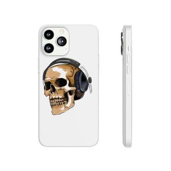 Headphone Skull Electronic Hard Style Musician Gift Phonecase iPhone | Mazezy