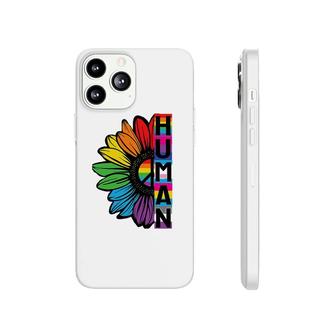 Human Sunflower Lgbt Flag Gay Pride Month Lgbtq Phonecase iPhone - Seseable